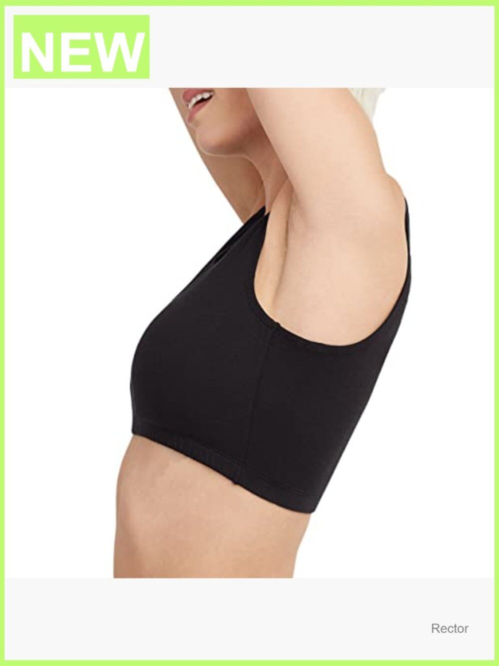 Cotton Scoopneck Bralette Pack, Low-Impact Sports Bra, 3-Pack - Picture 4 of 7
